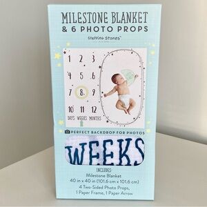 Baby Milestone Blanket & Photo Props Brand New